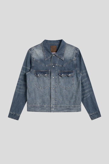 Indigo Denim Western Jacket