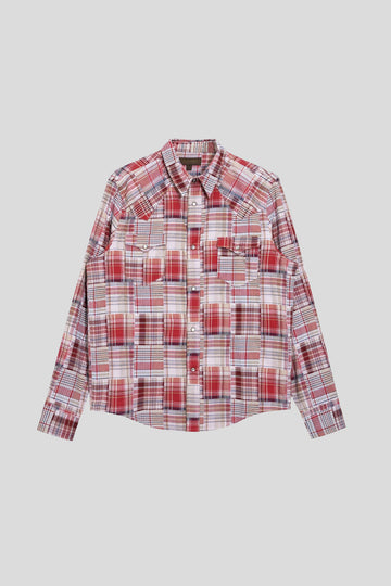 Vintage Patchwork Work Shirt