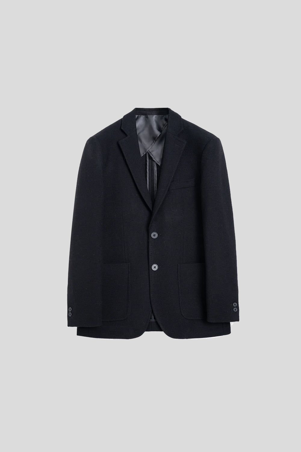 100% Wool Tweed Blazer Casual Jacket