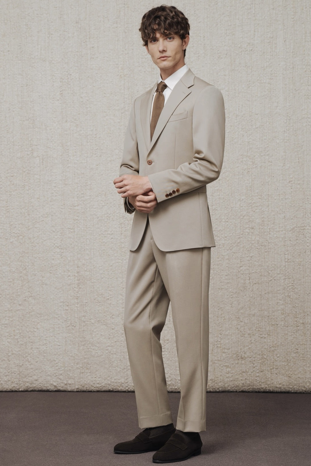 Premium Pure Wool Men's Suit | Thickened Business Wedding Formal Wear for Fall Winter