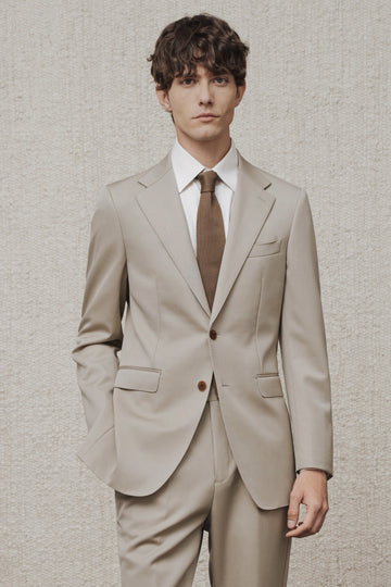 Premium Pure Wool Men's Suit | Thickened Business Wedding Formal Wear for Fall Winter