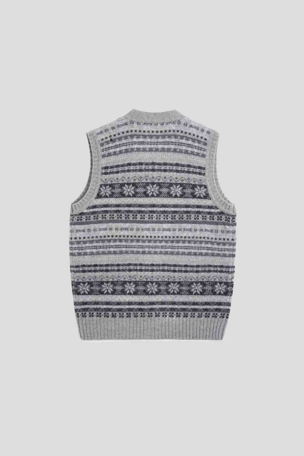 Fair Isle Wool Sweater Vest