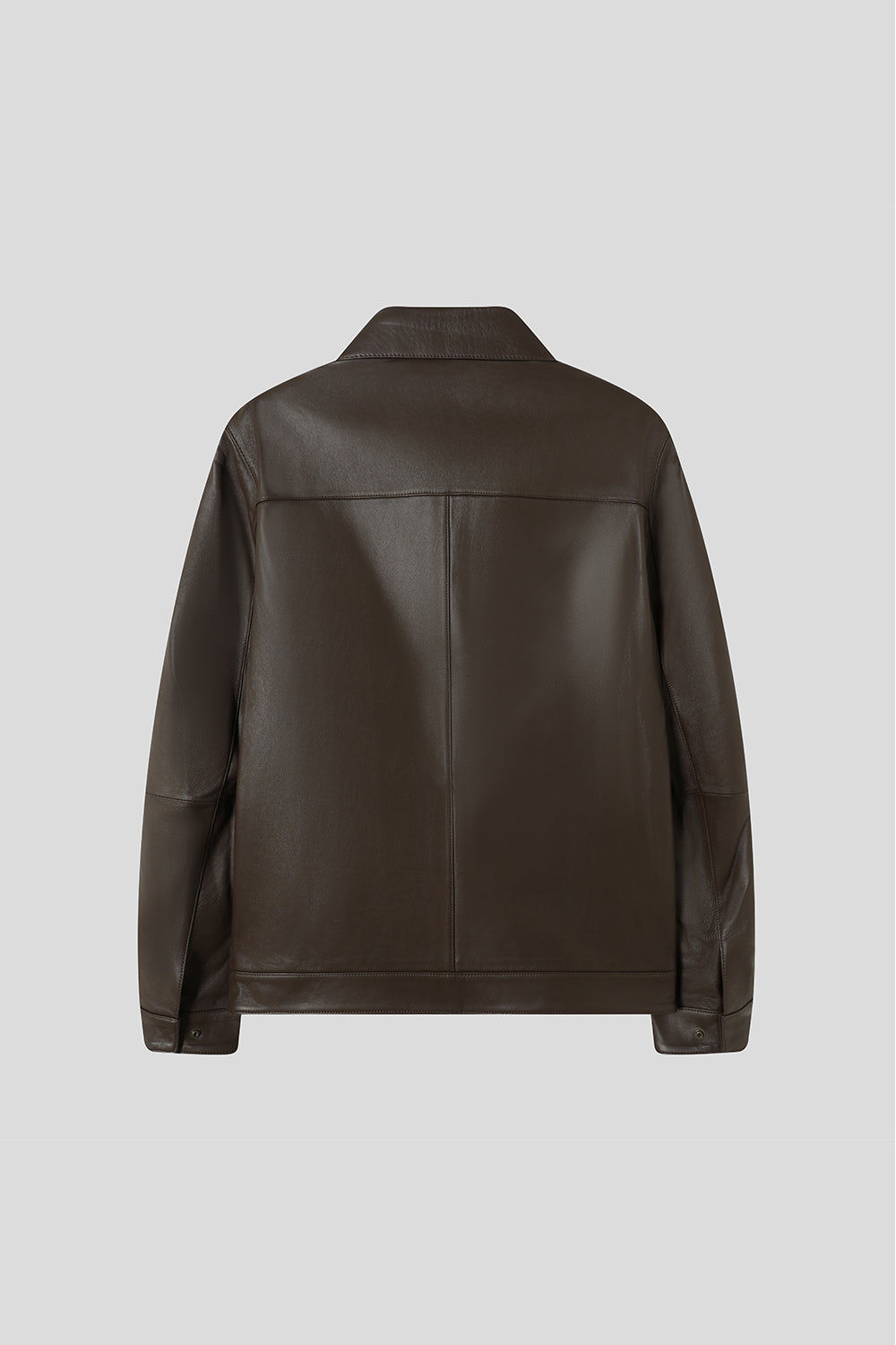 Men's Genuine Leather Bomber Jacket