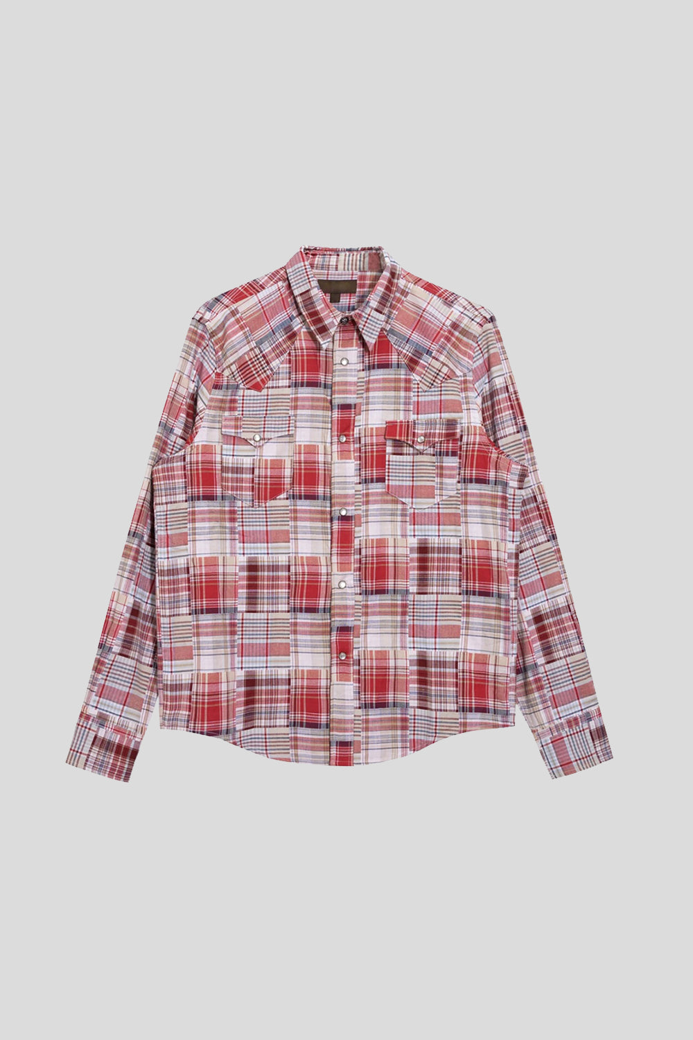 Vintage Patchwork Work Shirt