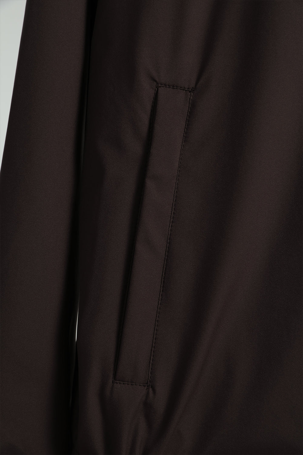 Water-Resistant Reversible Hooded Bomber Jacket
