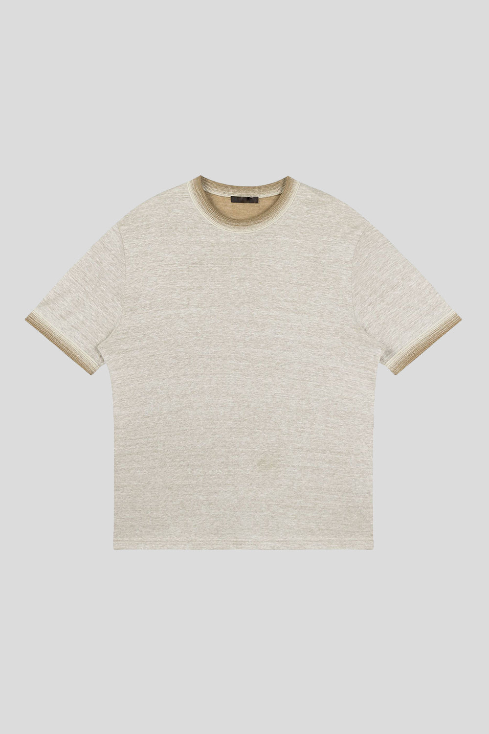100% Linen Knit Short-sleeve Tee