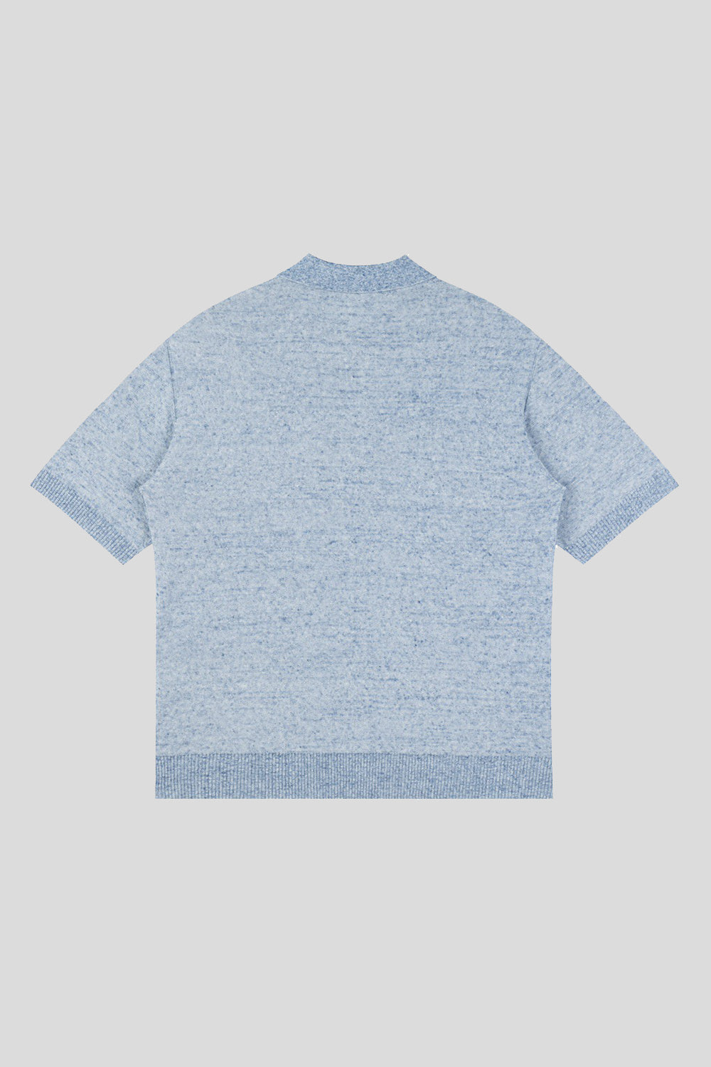 Linen-Silk Polo Shirt