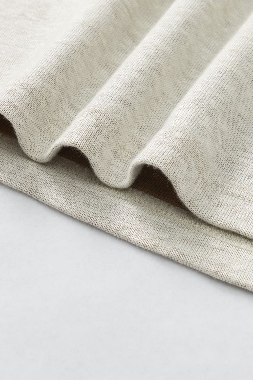 100% Linen Knit Short-sleeve Tee