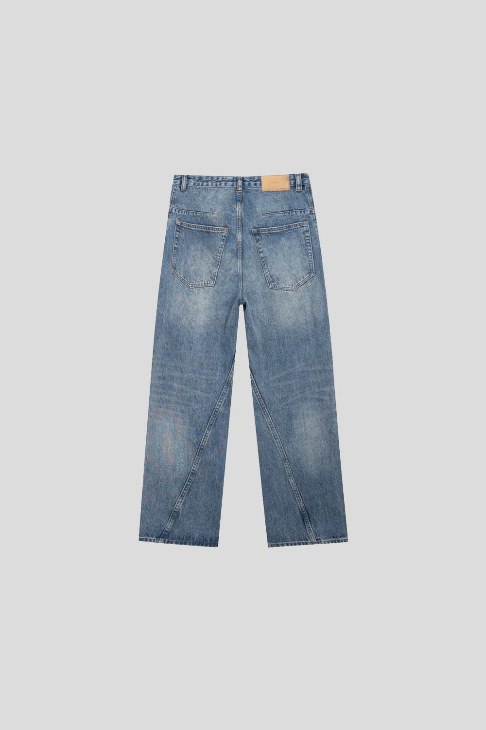 Classic Washed Straight-Leg Jeans
