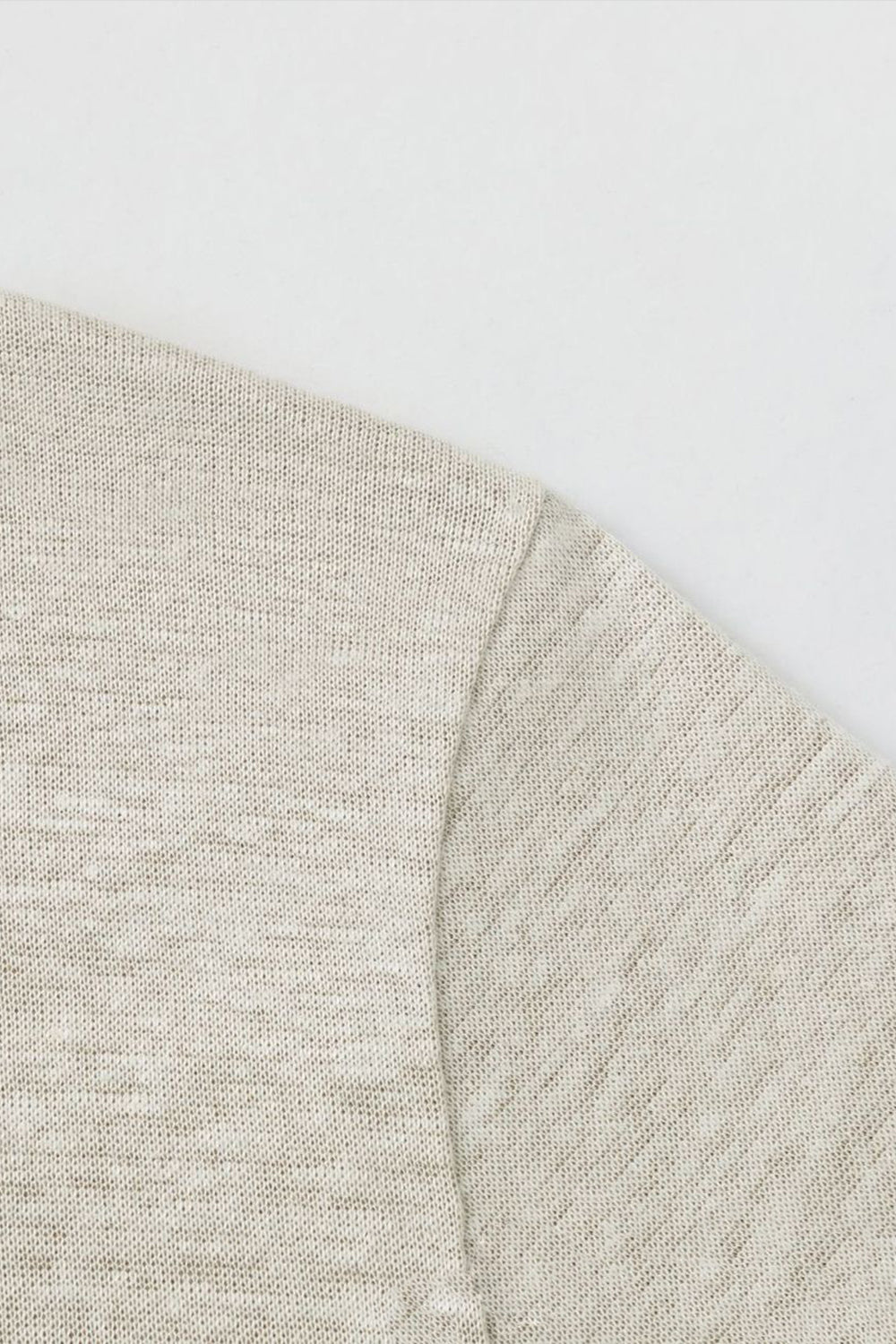100% Linen Knit Short-sleeve Tee