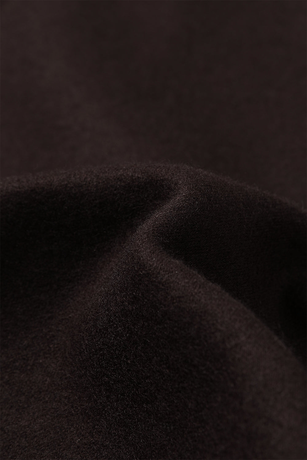 Wool-Blend Jacket with Turn-Down Collar