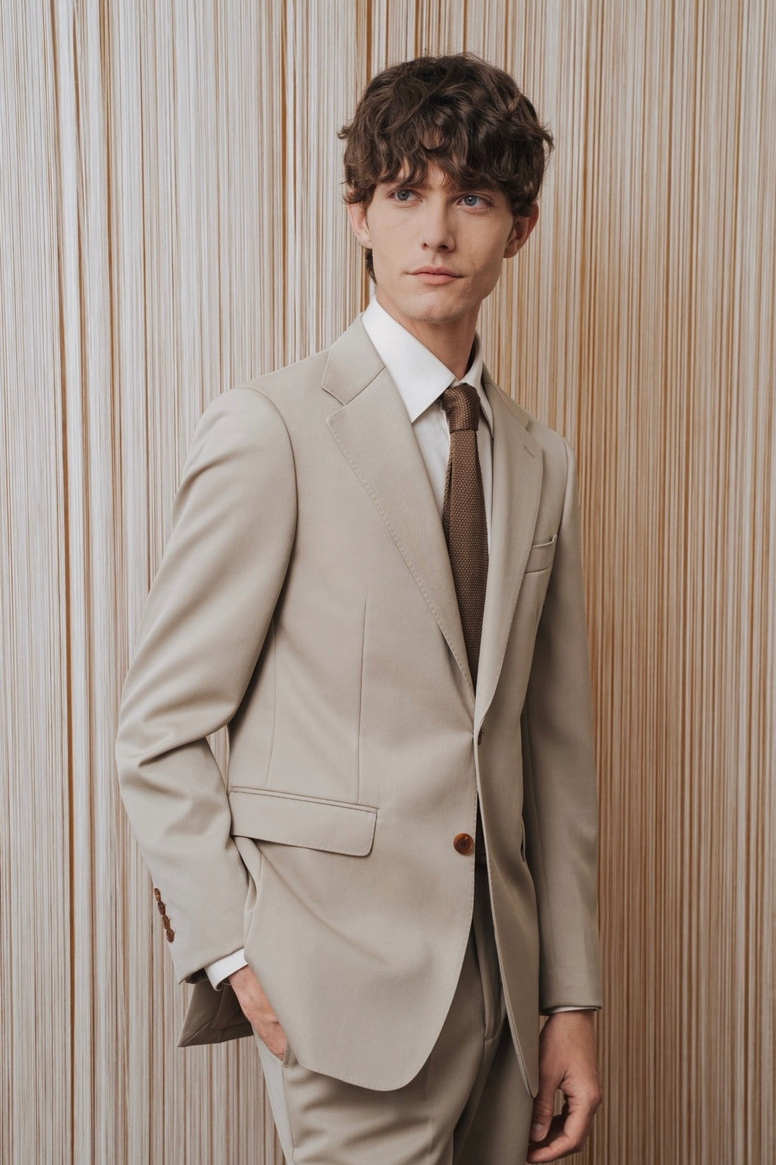 Premium Pure Wool Men's Suit | Thickened Business Wedding Formal Wear for Fall Winter