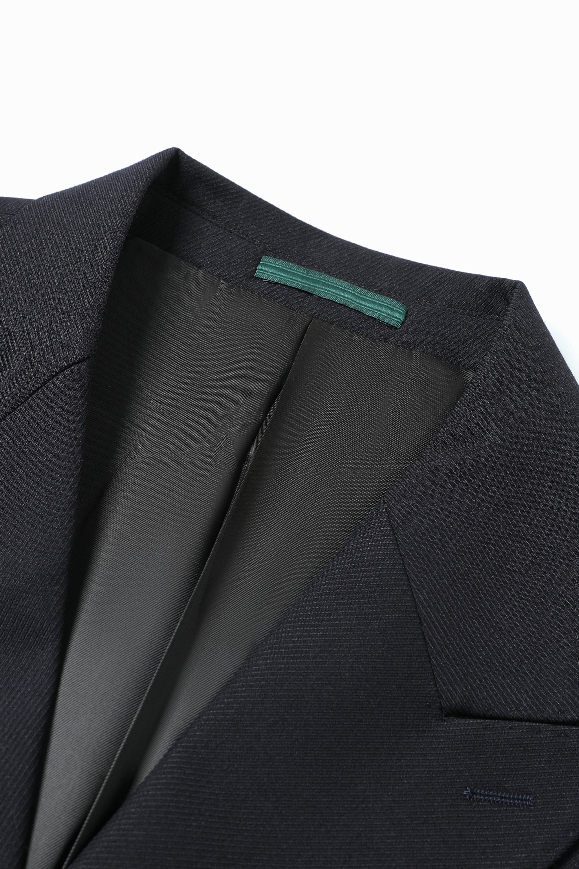 15% Worsted Wool Italian Neapolitan Peak-Lapel Double-Breasted Blazer