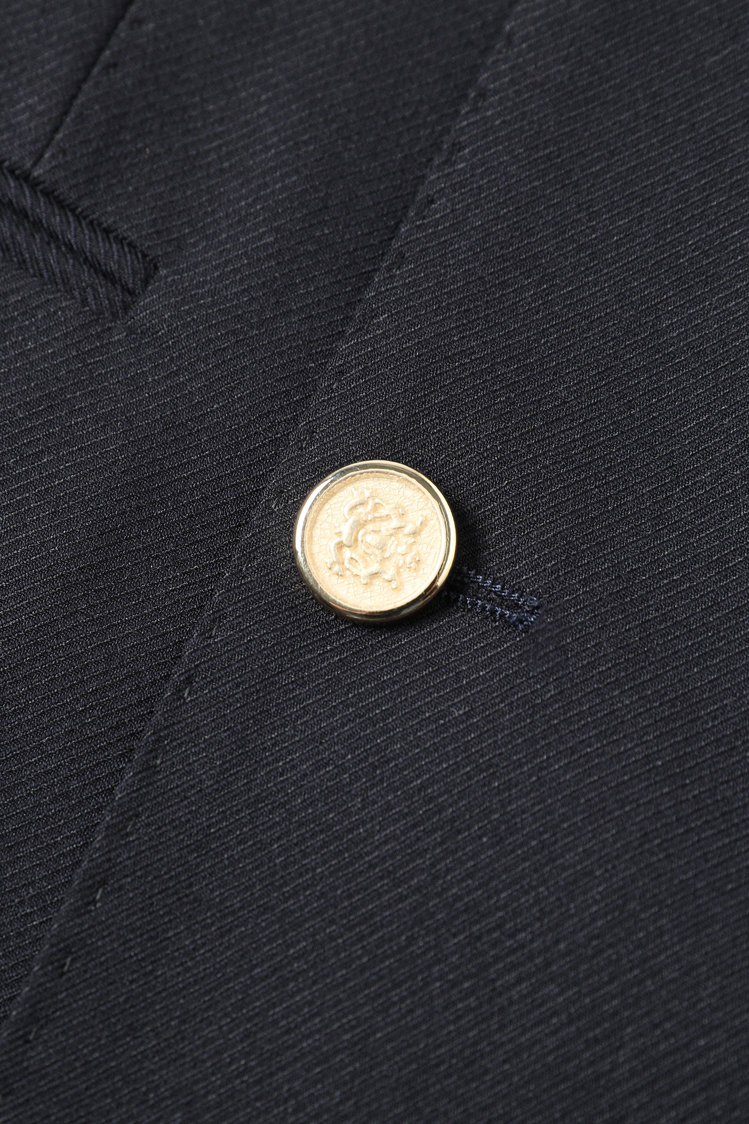 15% Worsted Wool Italian Neapolitan Peak-Lapel Double-Breasted Blazer