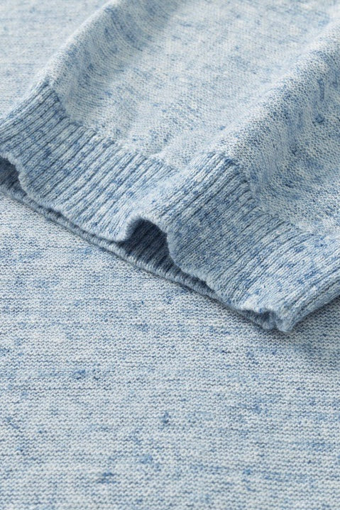Linen-Silk Polo Shirt